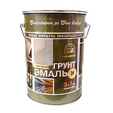 Грунт-эмаль 3 в 1 серая, 10 кг