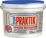 Краска БЕРГАУФ ПРАКТИК фасадная, БАЗА С, 11кг
