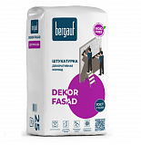 Штукатурка декоративная Bergauf Decor Fasad, "Короед", 25 кг