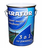Грунт-эмаль 3 в 1 серая, 5,5 кг