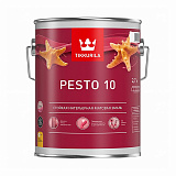 Эмаль алкидная Tikkurila Pesto 10, матовая, бесцветная (база С), 2,7 л