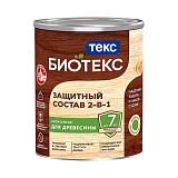 Защитный состав для дерева Bioteks 2-в-1, 2,7 л, груша