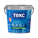 Краска интерьерная Текс Профи, база A, белая, 0.9 л