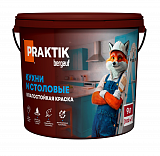 Краска влагостойкая Bergauf Praktik кухни и столовые, база А, 1,8 л